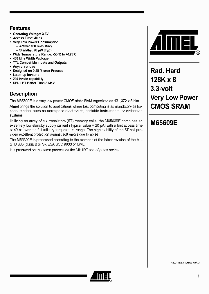 M65609ENBSP_284450.PDF Datasheet