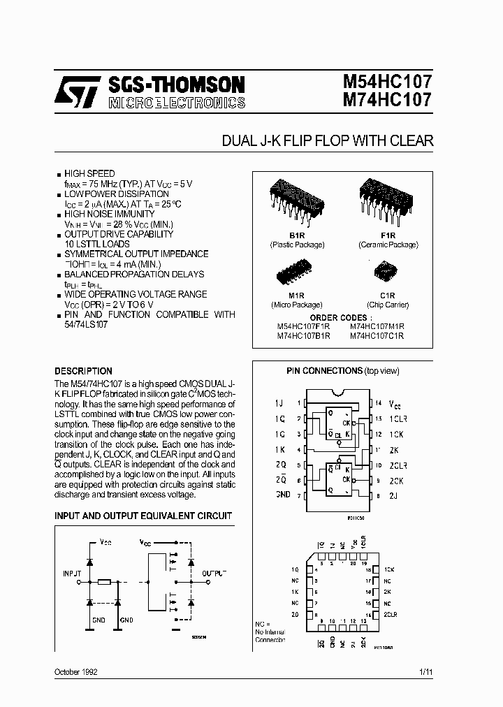 M74HC107_213185.PDF Datasheet