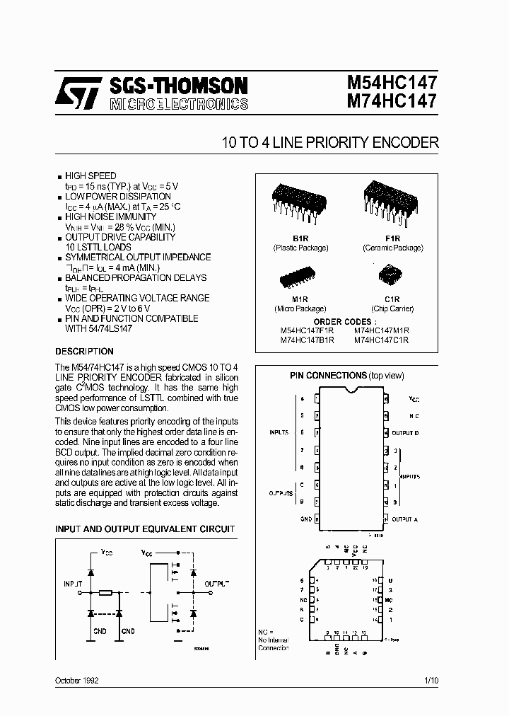 M74HC147_160843.PDF Datasheet