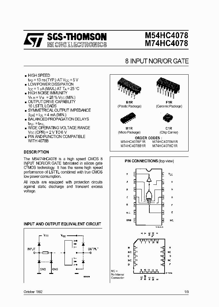 M74HC4078_291112.PDF Datasheet