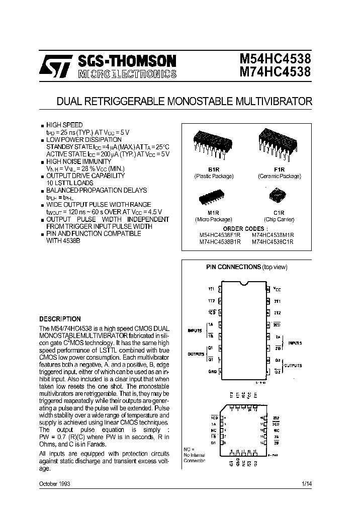 M54HC4538_133561.PDF Datasheet