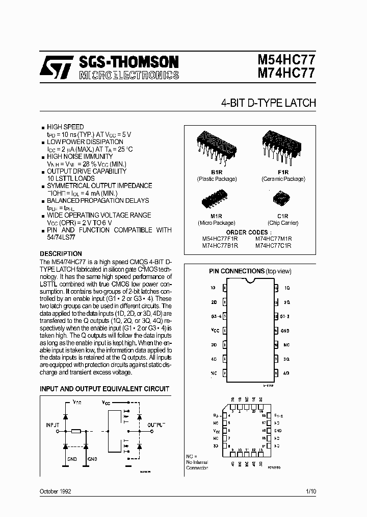 M74HC77_253895.PDF Datasheet