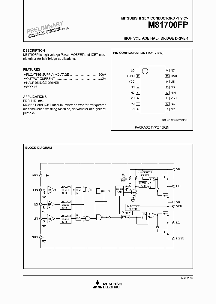 M81700FP_299783.PDF Datasheet