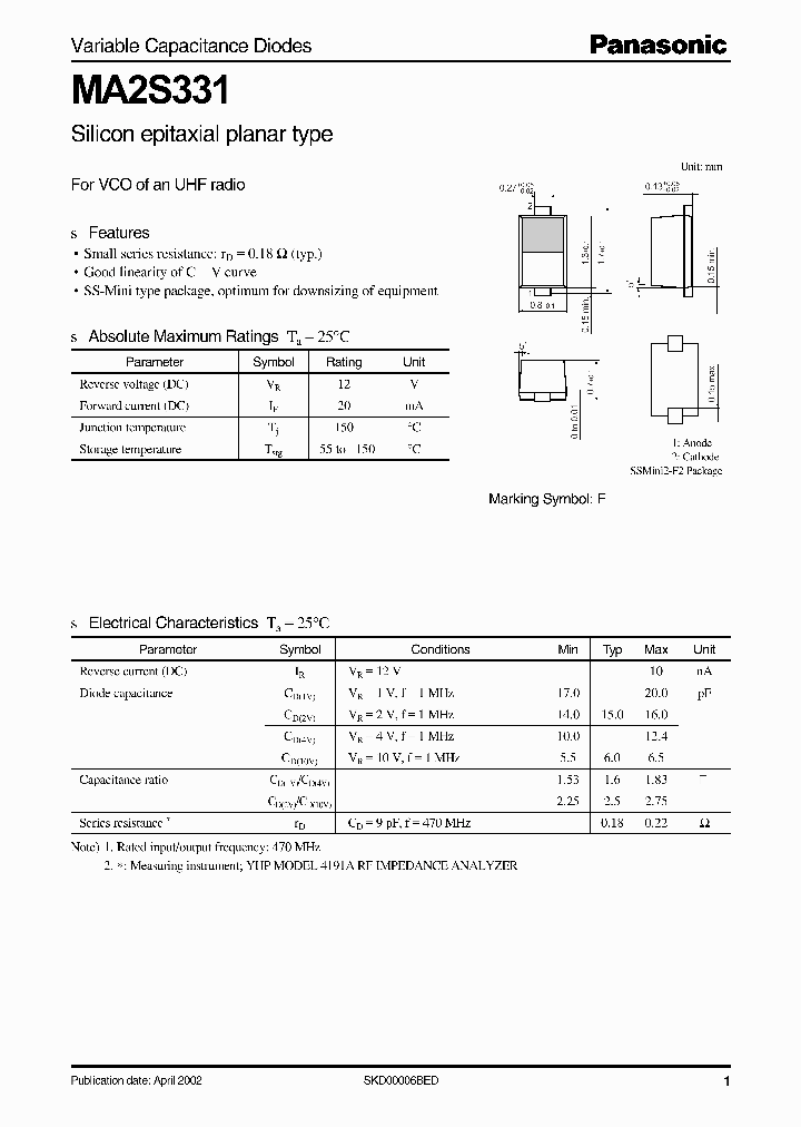 MA2S331_289886.PDF Datasheet