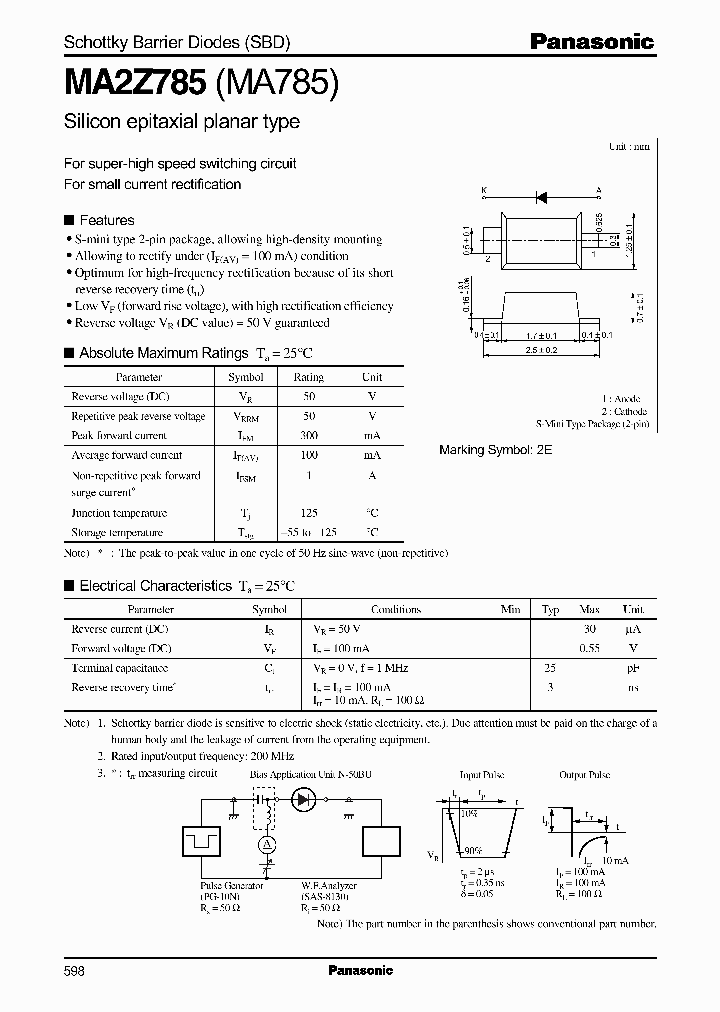 MA2Z785_260585.PDF Datasheet