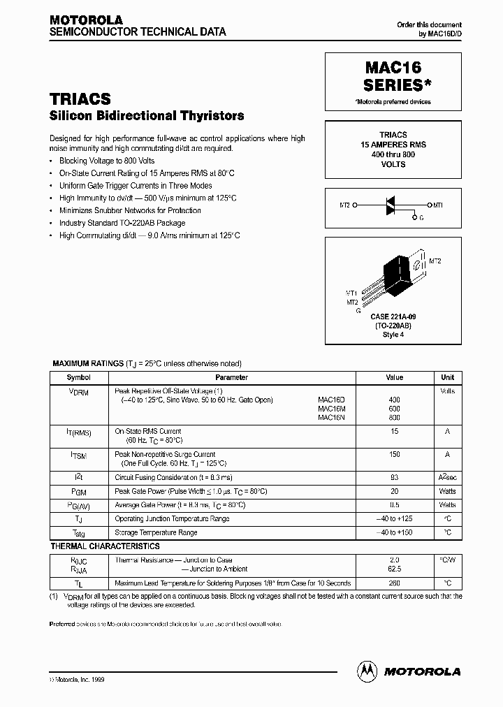MAC16DD_283778.PDF Datasheet