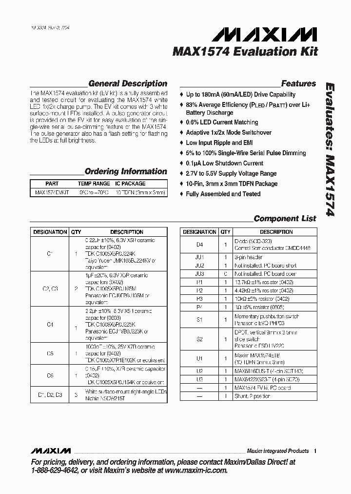 MAX1574EVKIT_270776.PDF Datasheet