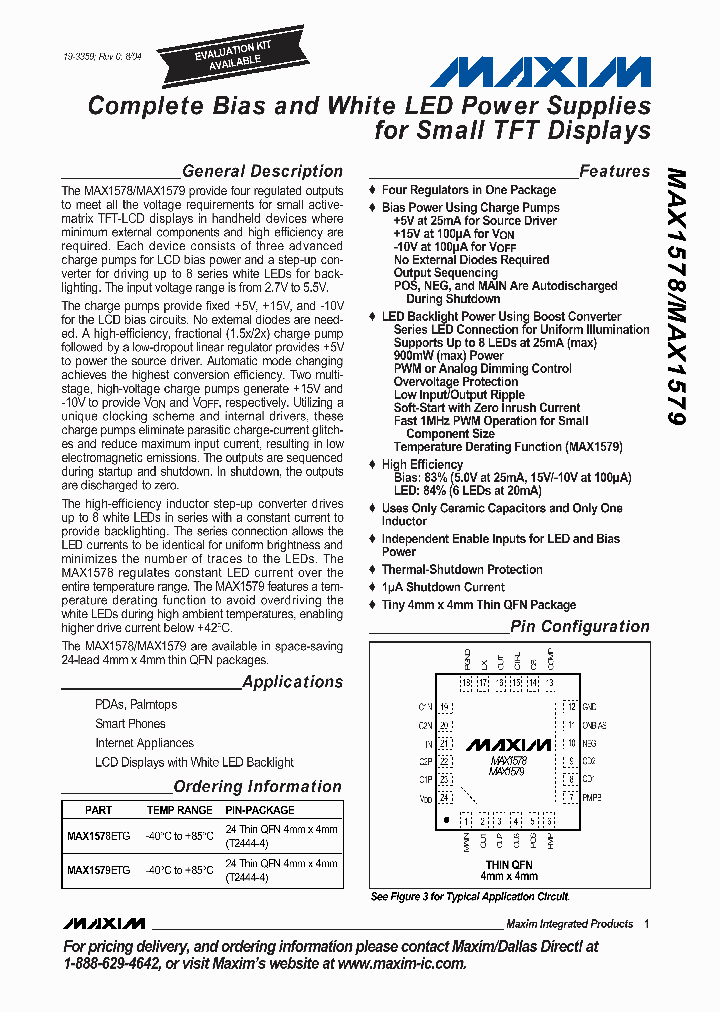 MAX1578_287343.PDF Datasheet