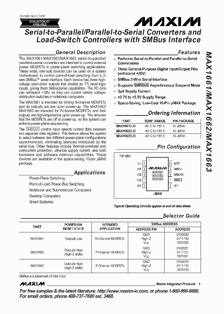 MAX1662_276147.PDF Datasheet