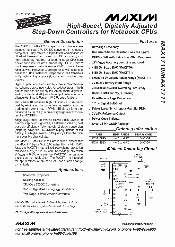 MAX1710_29552.PDF Datasheet