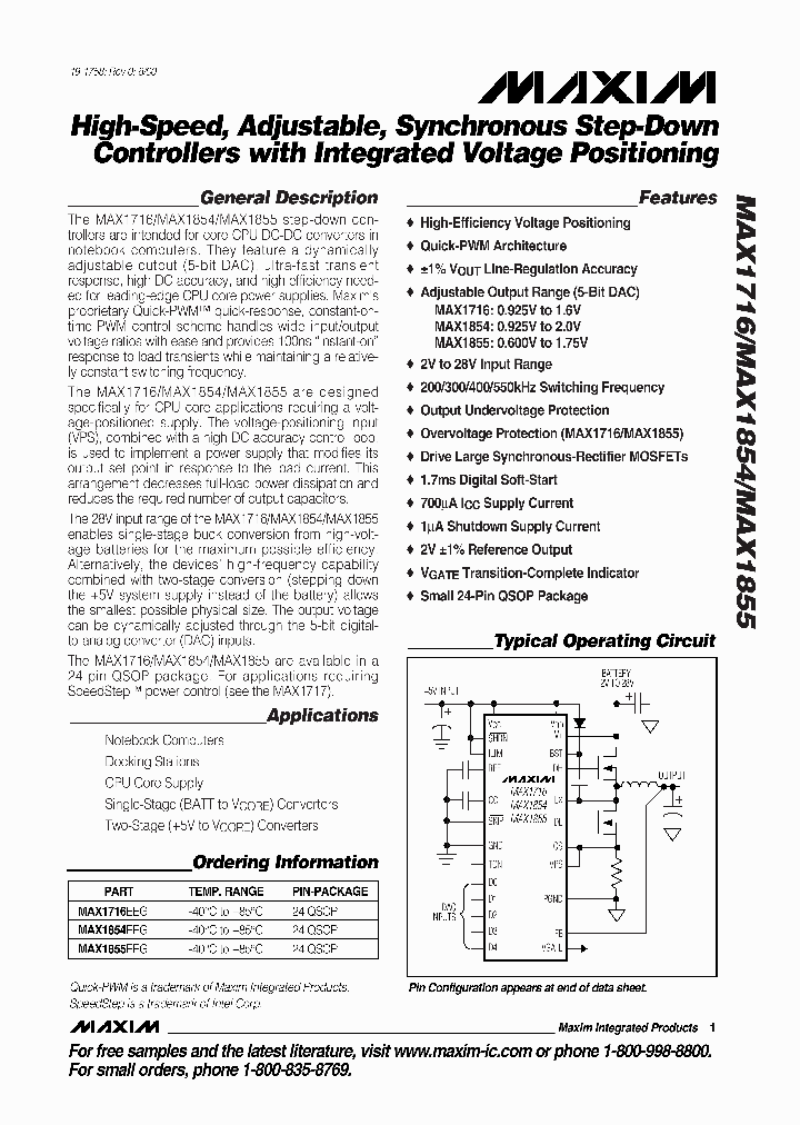 MAX1716_29562.PDF Datasheet