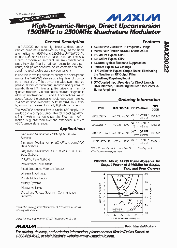 MAX2022_276797.PDF Datasheet