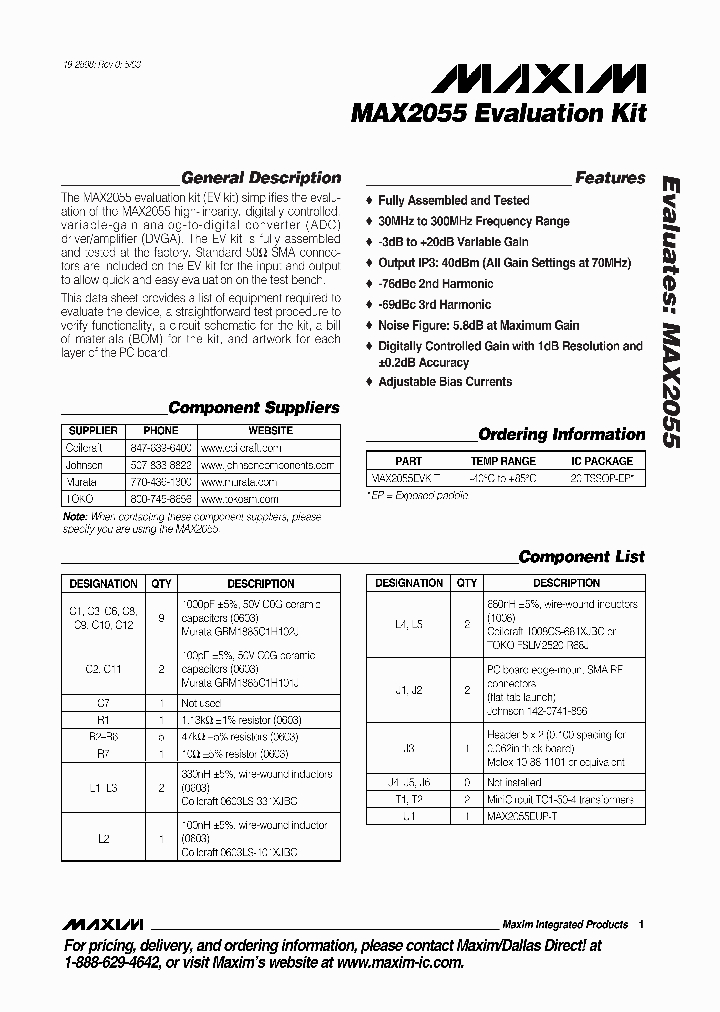 MAX2055EVKIT_263020.PDF Datasheet