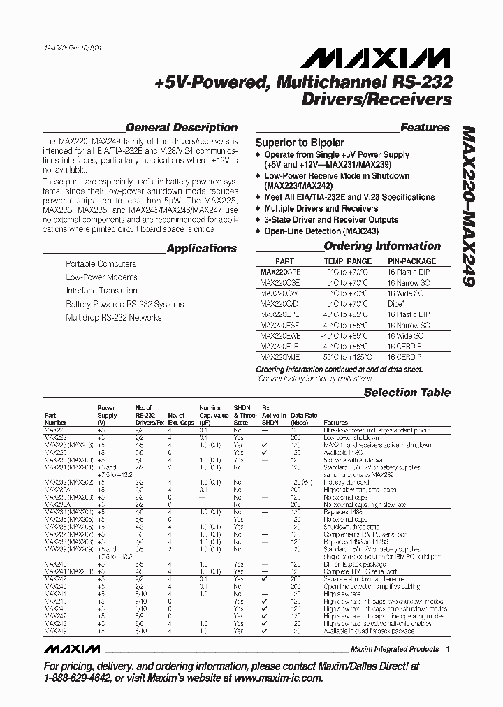 MAX232CSE_277006.PDF Datasheet