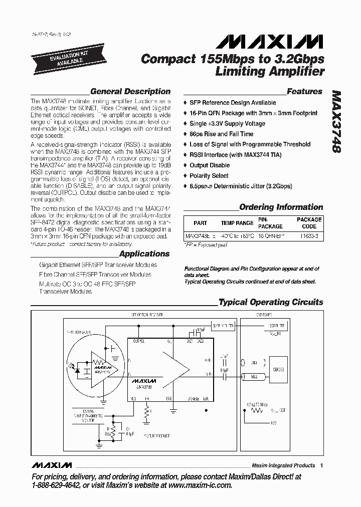 MAX3748_275094.PDF Datasheet