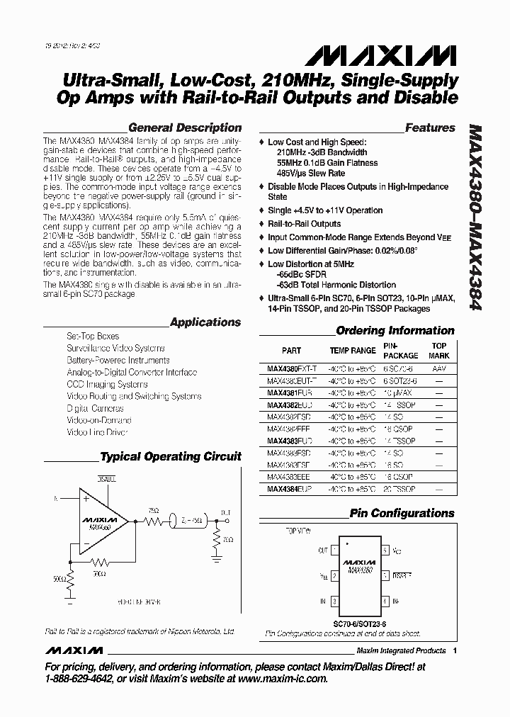 MAX438_92908.PDF Datasheet