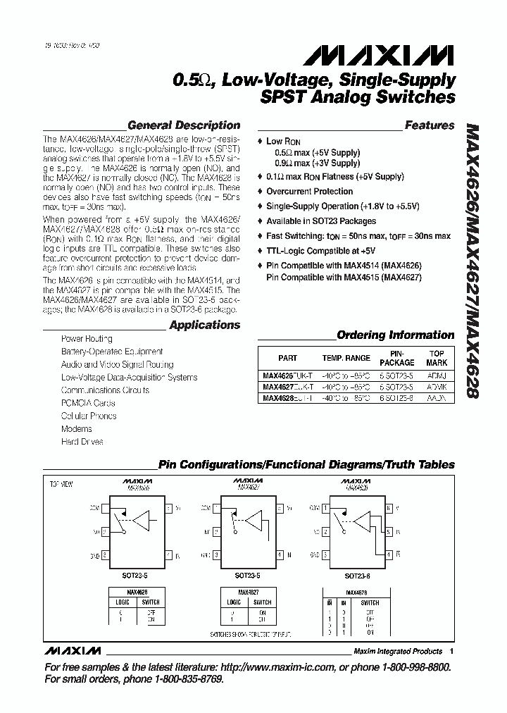 MAX4626_283957.PDF Datasheet