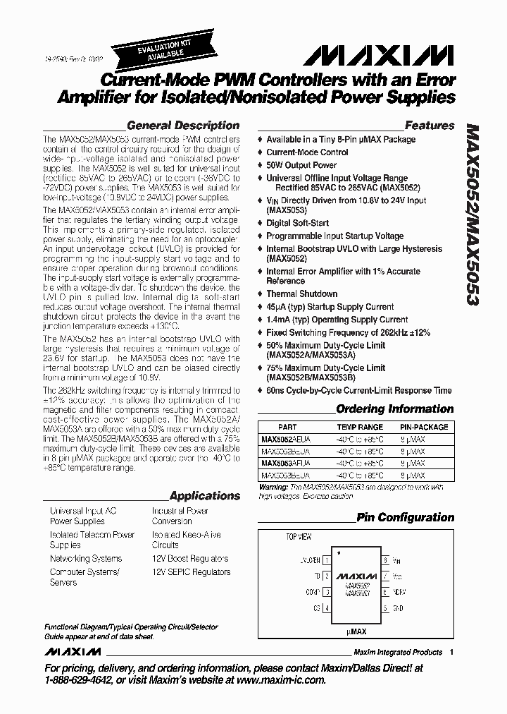 MAX5053_241479.PDF Datasheet