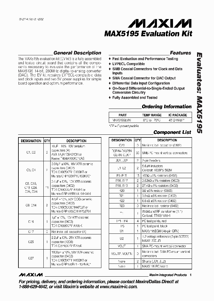 MAX5195EVKIT_289439.PDF Datasheet