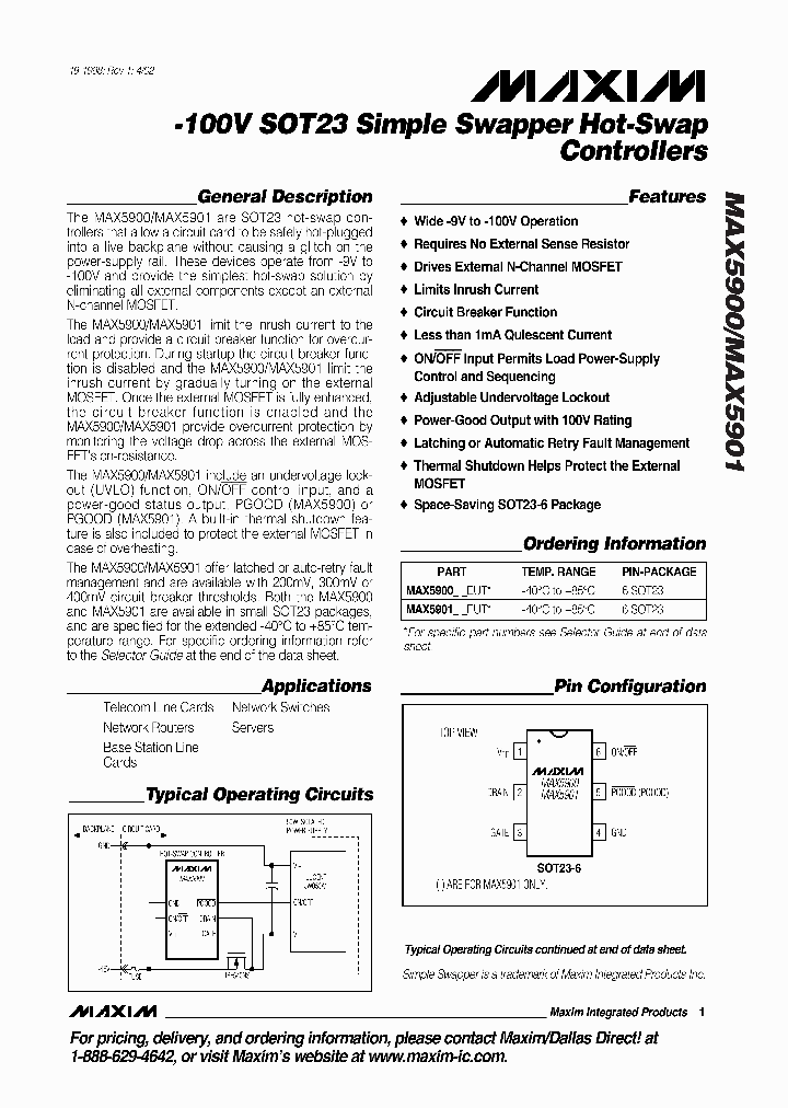 MAX5901_284537.PDF Datasheet