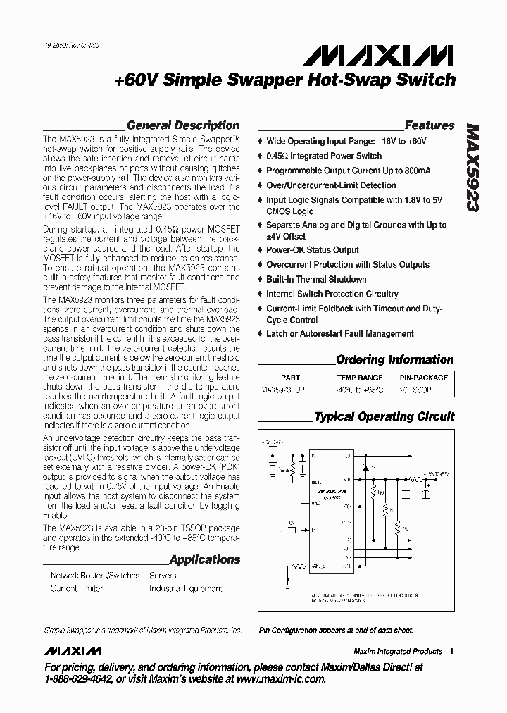 MAX5923_284250.PDF Datasheet