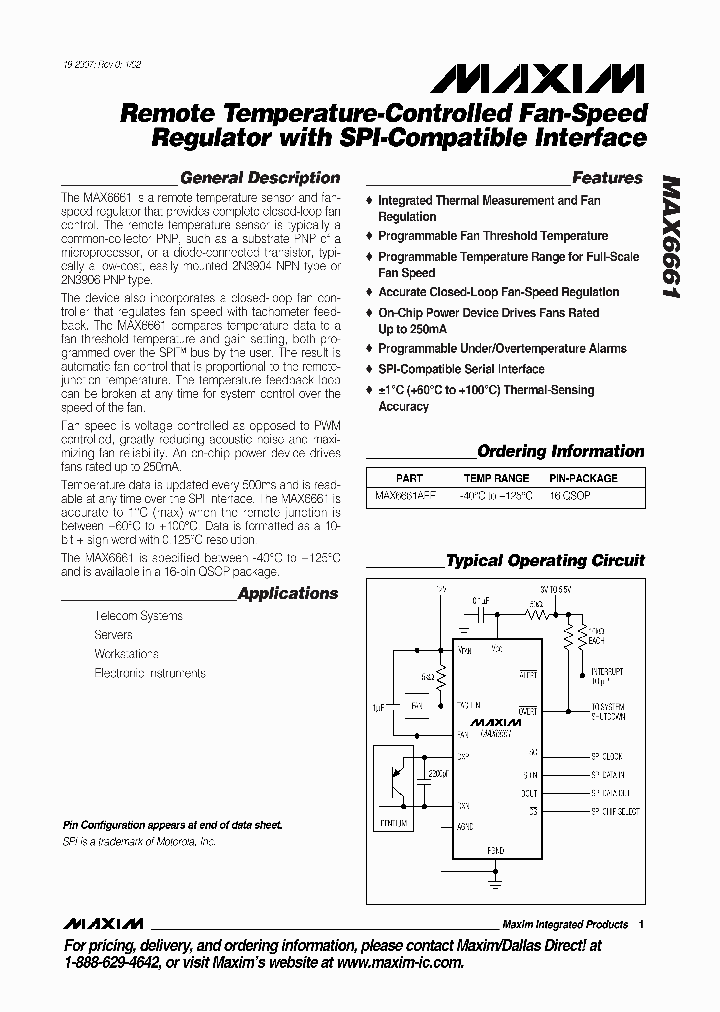 MAX6661AEE_282157.PDF Datasheet