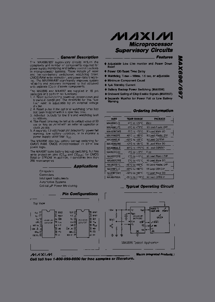 MAX697_150080.PDF Datasheet