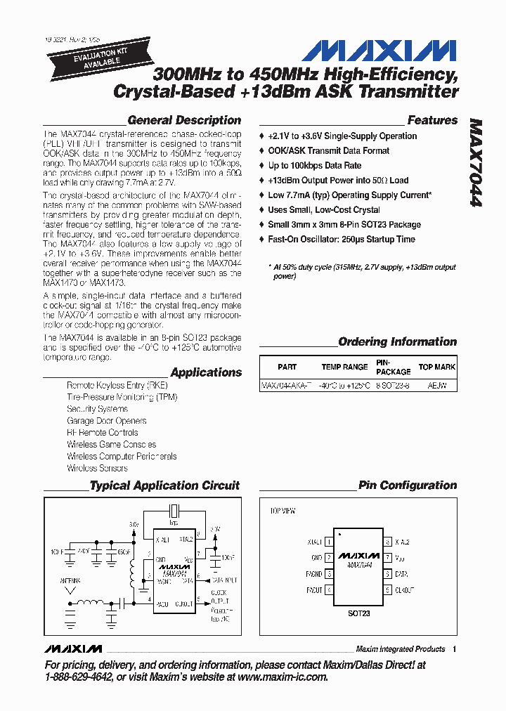 MAX7044_283566.PDF Datasheet