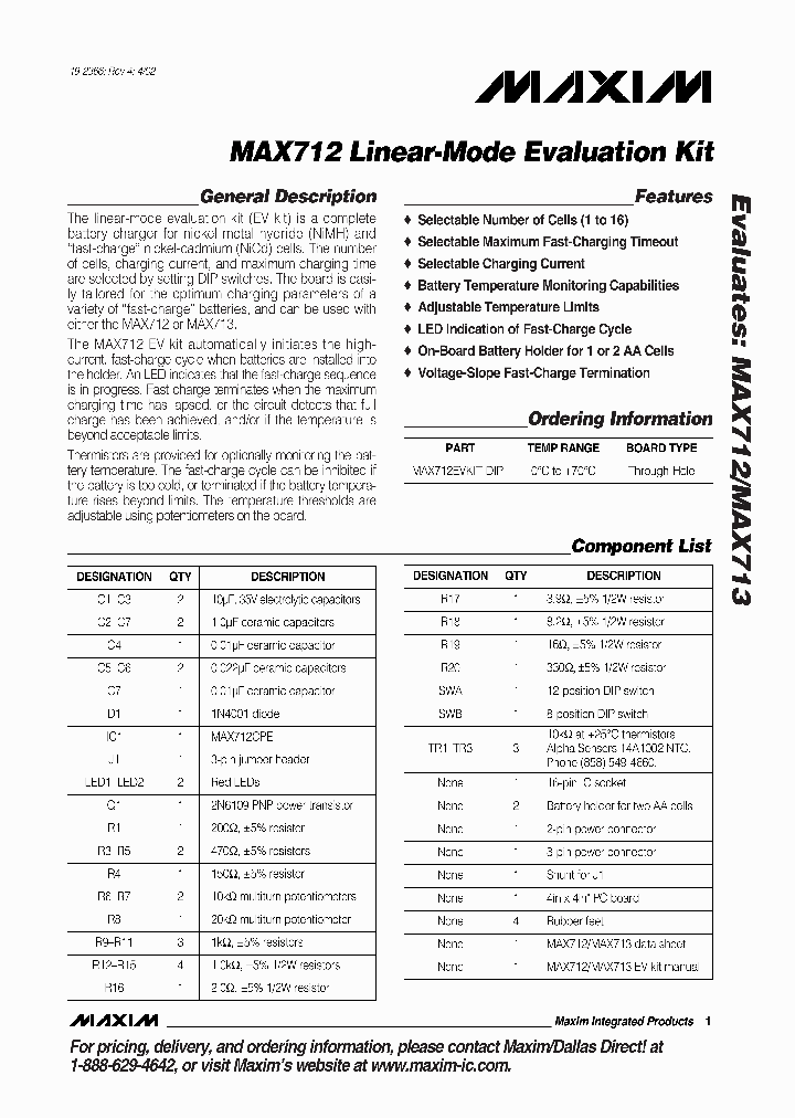 MAX712EVKIT_243108.PDF Datasheet