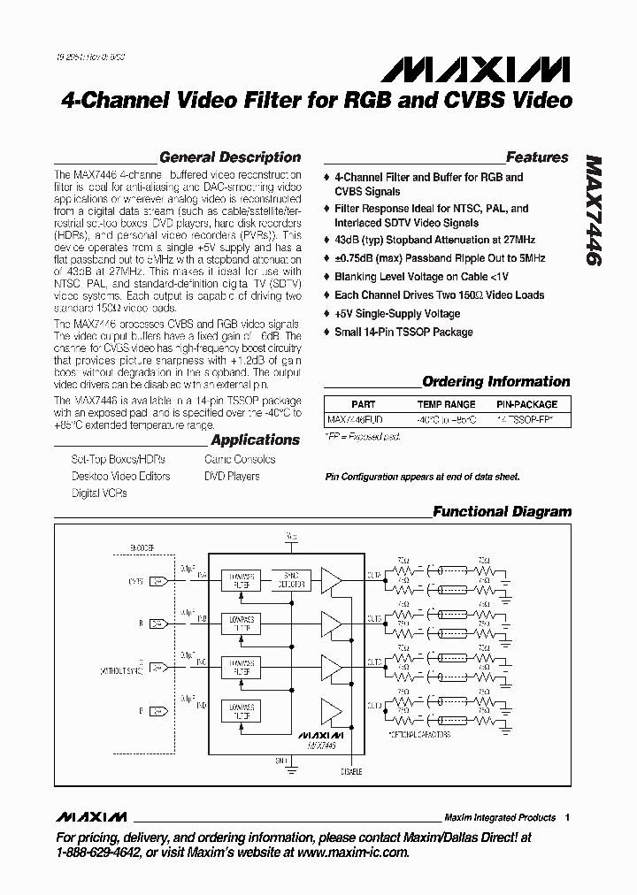 MAX7446NBSP_274983.PDF Datasheet