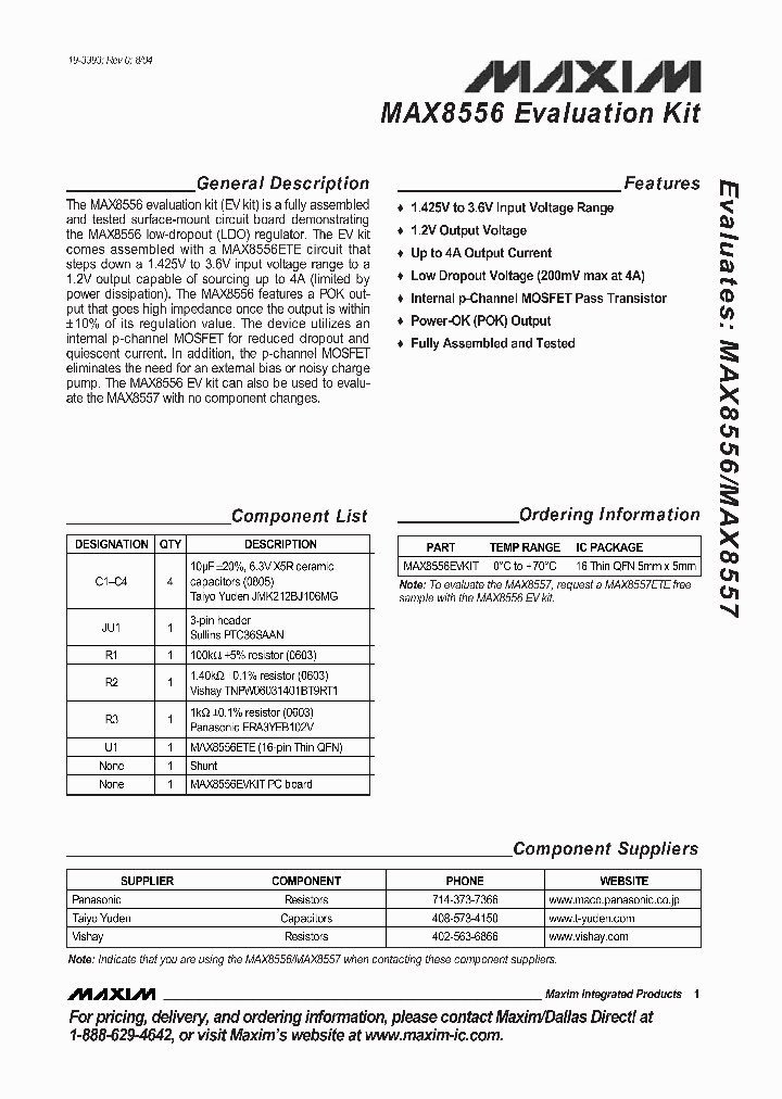 MAX8556EVKIT_280555.PDF Datasheet