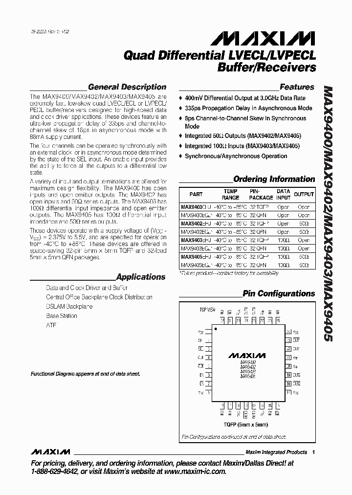 MAX9405_275092.PDF Datasheet