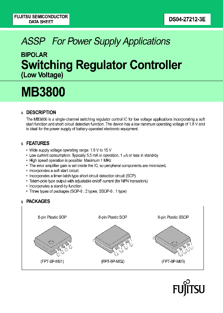 MB3800_288685.PDF Datasheet