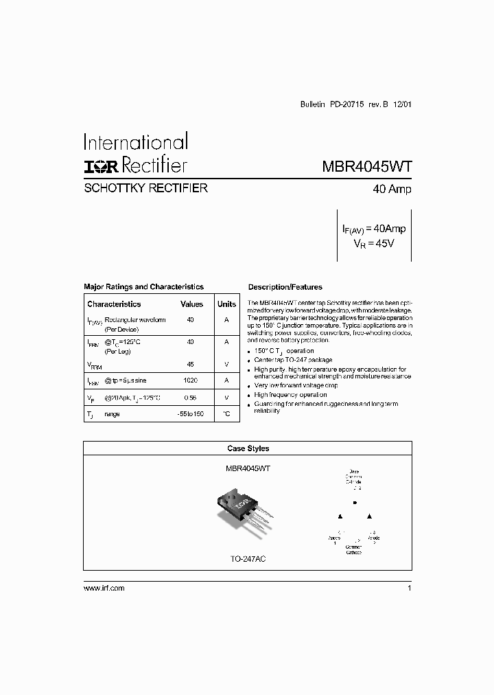 MBR4045WT_297877.PDF Datasheet