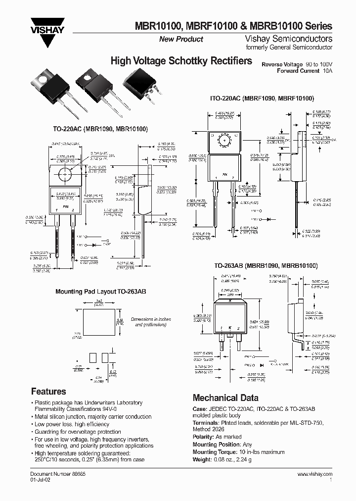 MBRB1090_267012.PDF Datasheet