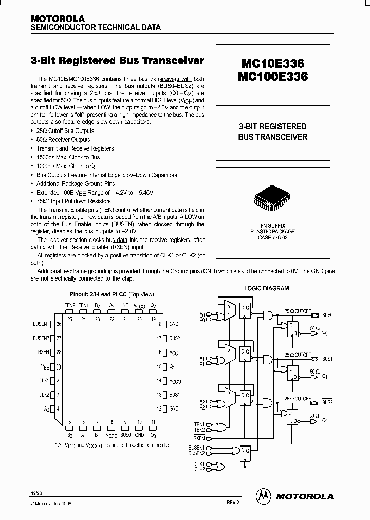 MC100E336_277234.PDF Datasheet