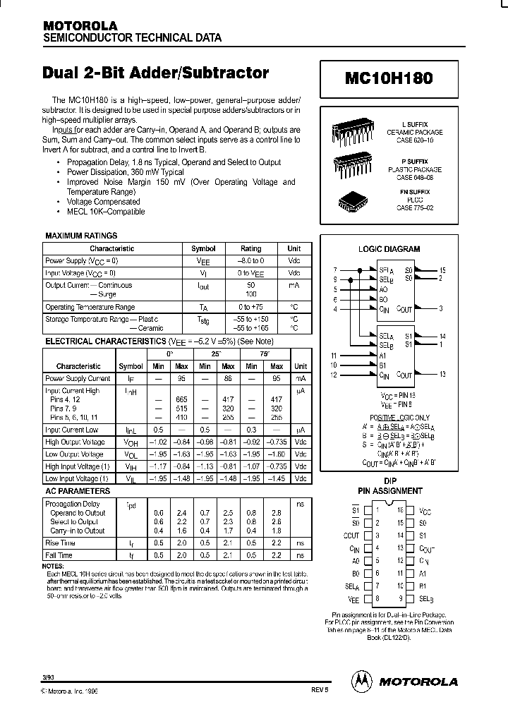 MC10H180_205365.PDF Datasheet