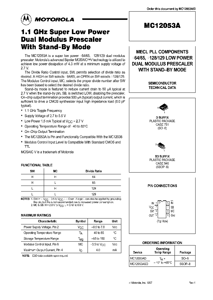 MC12053NBSP_295291.PDF Datasheet