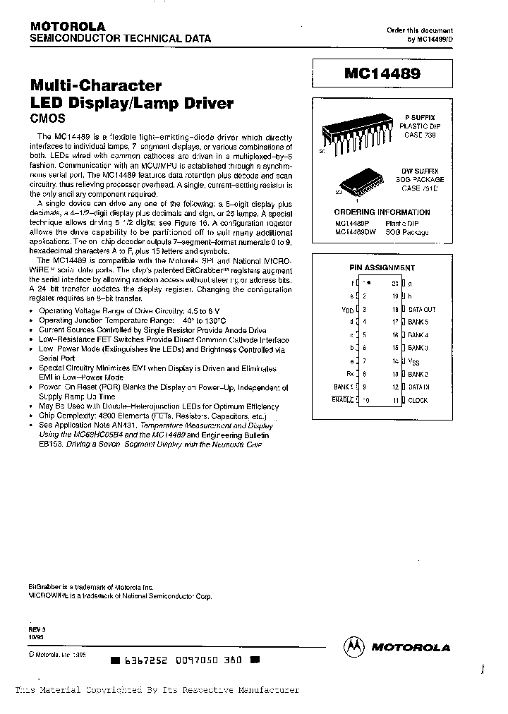 MC14489_289969.PDF Datasheet