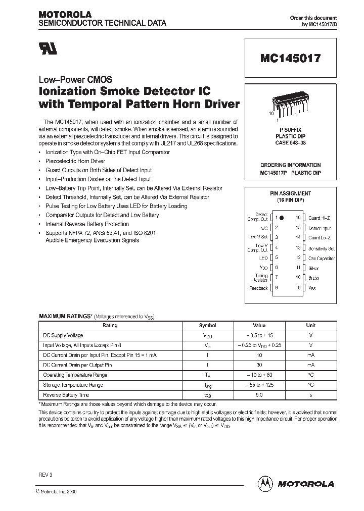 MC145017_287890.PDF Datasheet