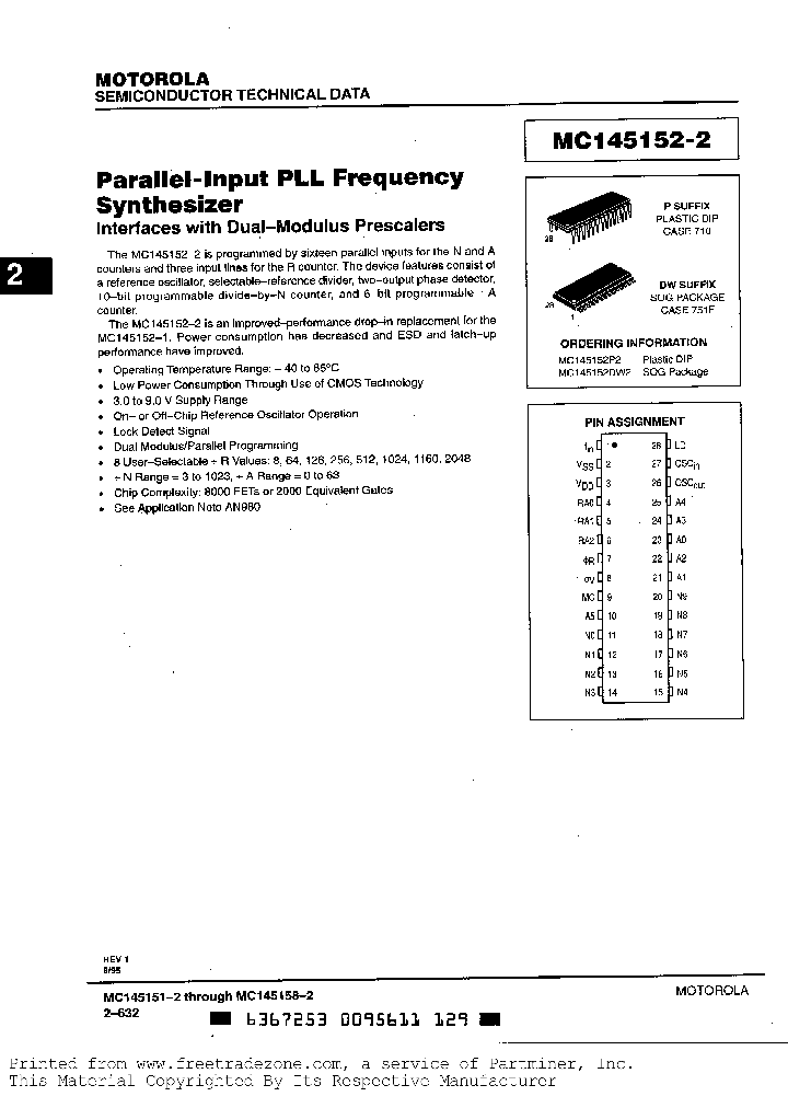 MC145152_281433.PDF Datasheet