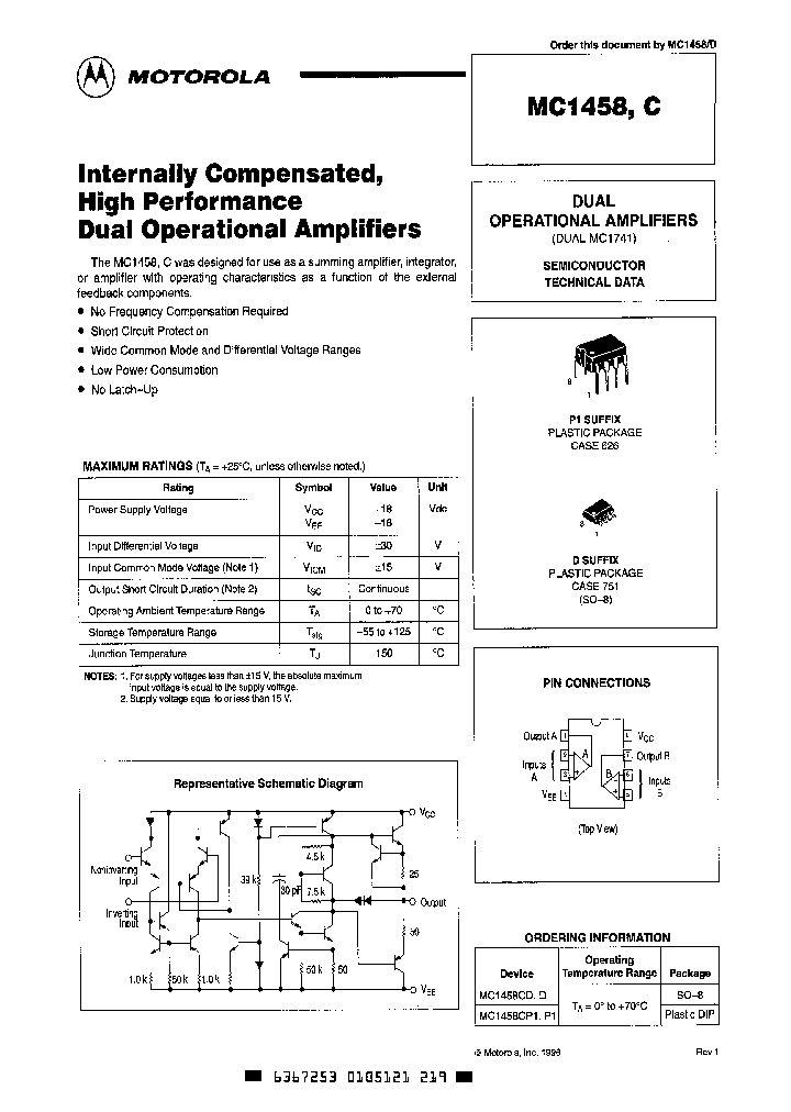 MC1458_281347.PDF Datasheet