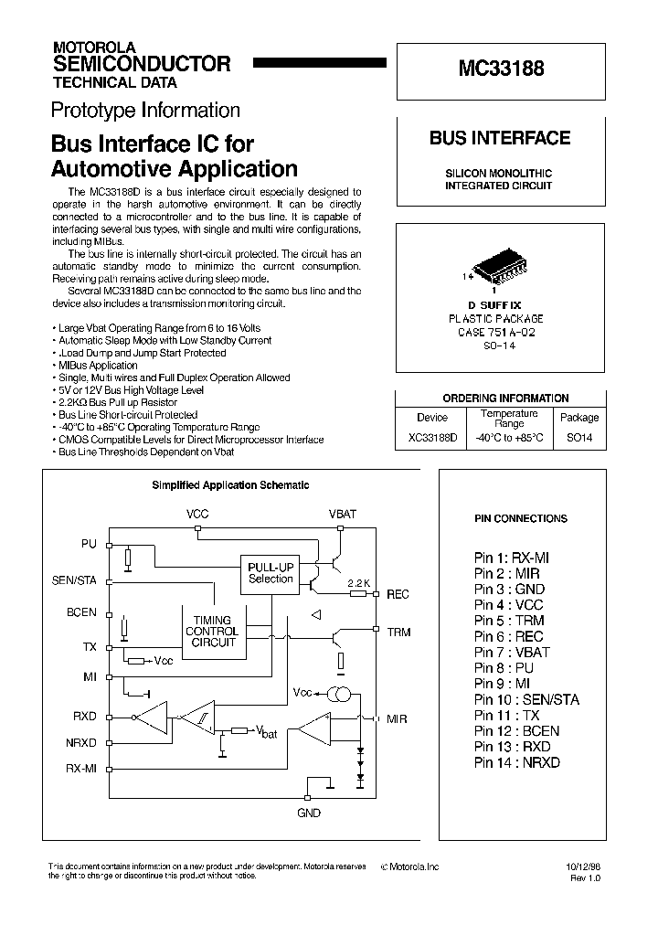 MC33188_291833.PDF Datasheet