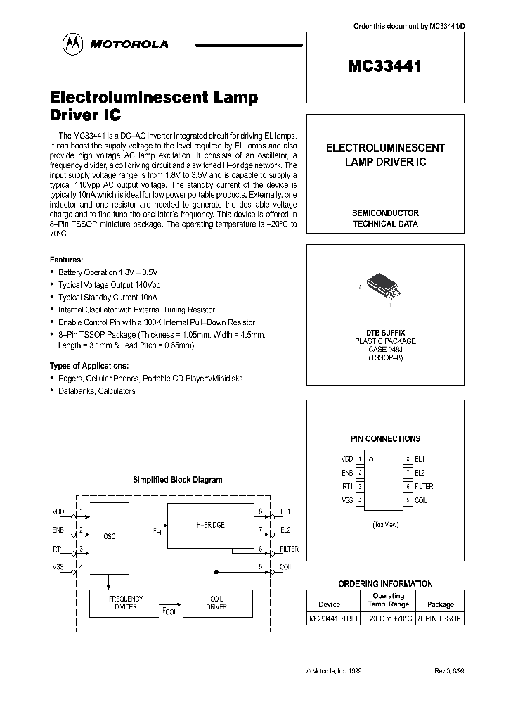 MC33441_285574.PDF Datasheet