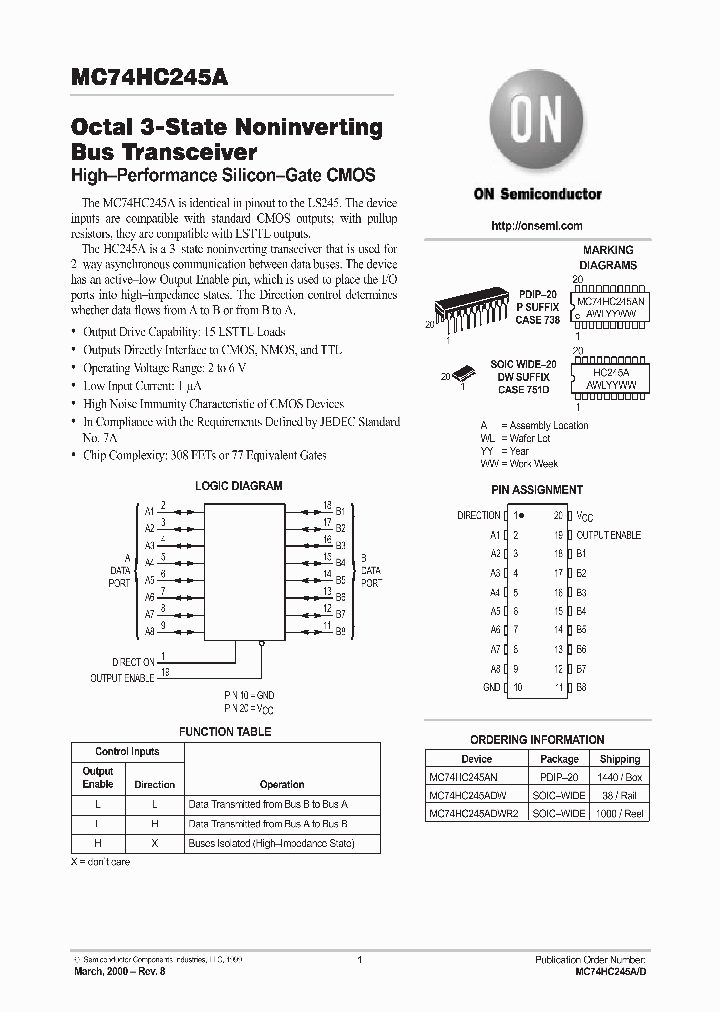 MC74HC245A_279080.PDF Datasheet