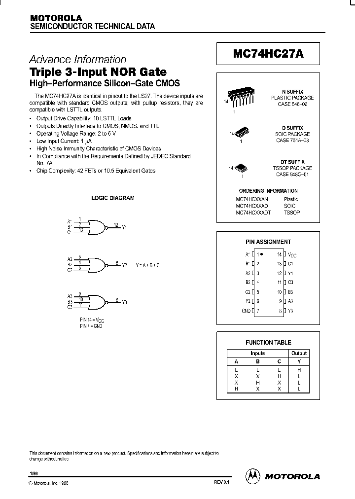 MC74HC27AD_301692.PDF Datasheet