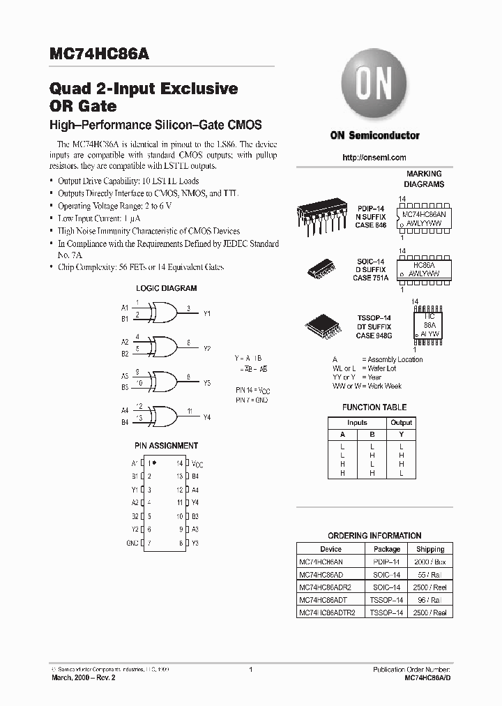 MC74HC86A_281190.PDF Datasheet
