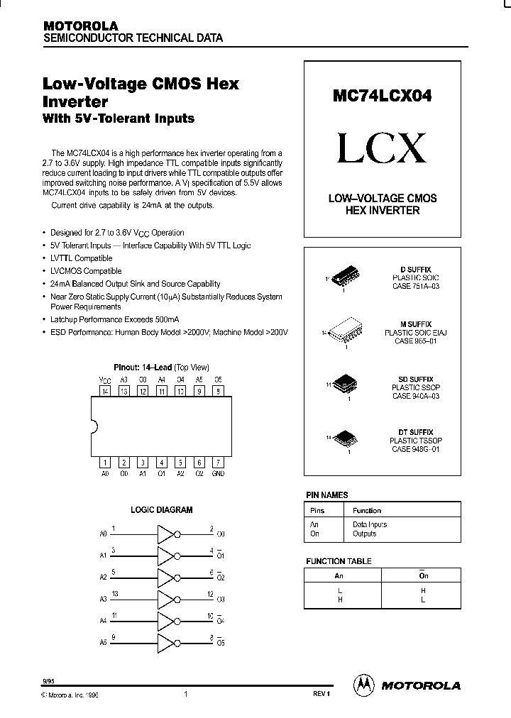 MC74LCX04_276276.PDF Datasheet