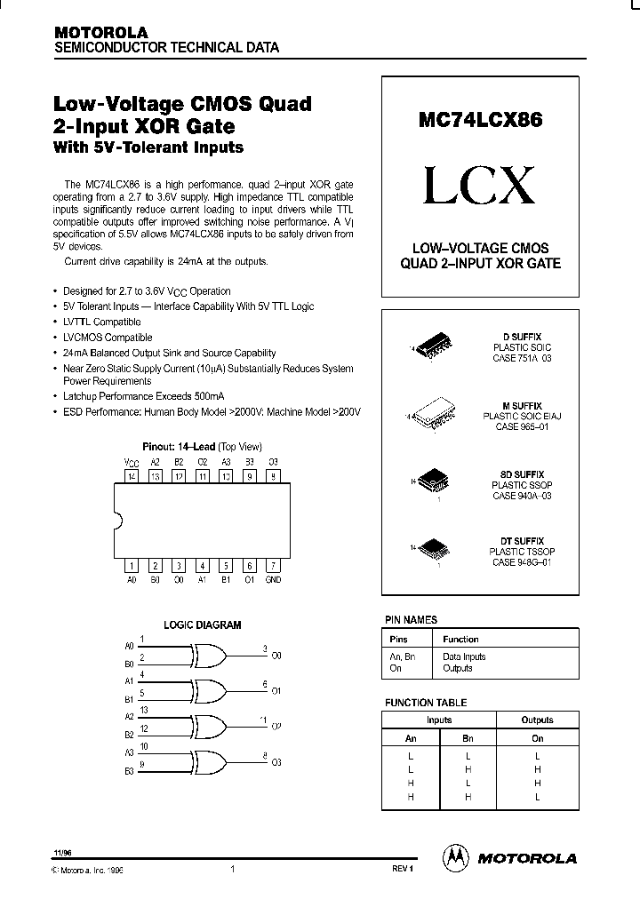 MC74LCX86_283629.PDF Datasheet