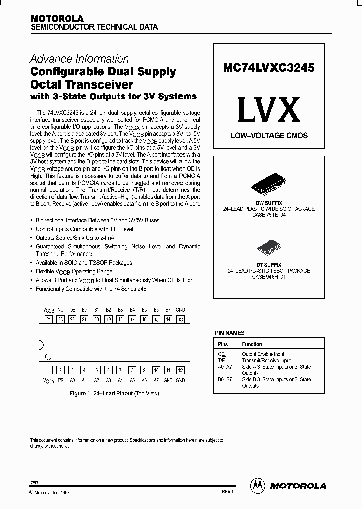 MC74LVXC3245_45978.PDF Datasheet